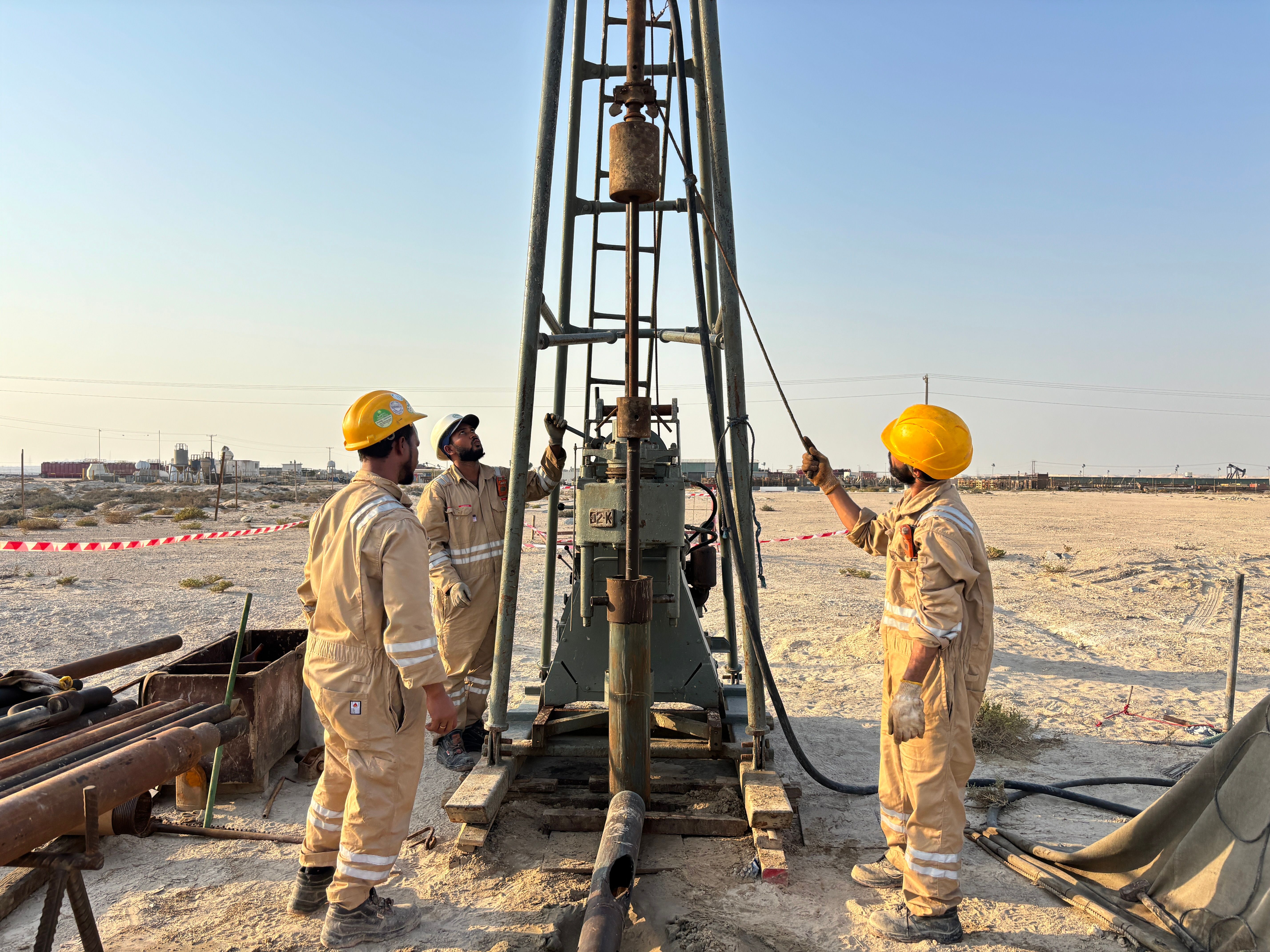 QEL laboratory technicians performing accredited materials testing